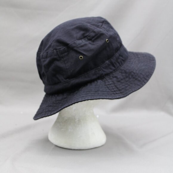 UIC Flames Bucket Hat (VTG) - Black Stitched In Logo - Adult Size XL - Picture 6 of 8